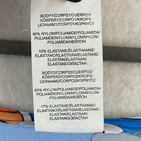 Trina Turk Tahiti Tropical Pacific Swim Coverup Tunic Women Sz M Colorful Floral - Picture 6 of 7